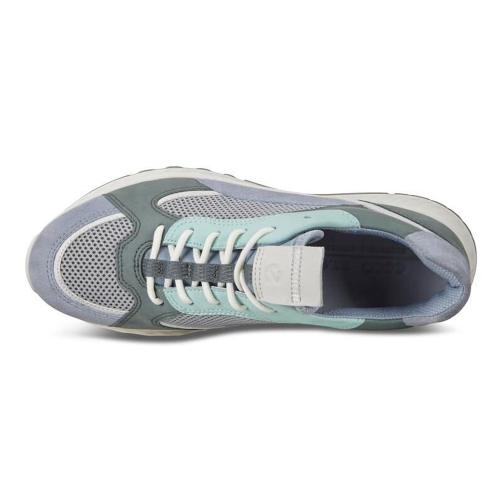 Tenis Mujer - ECCO St.1 - Blancos/Azules - LVU024951